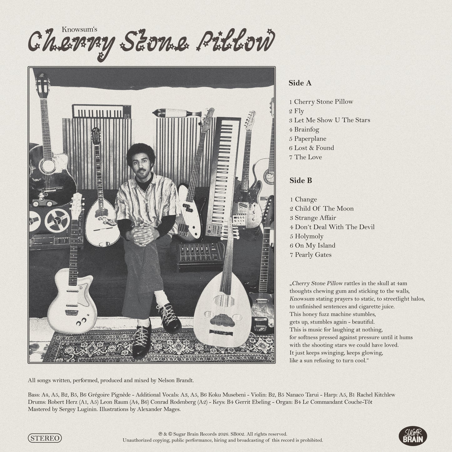 Knowsum - Cherry Stone Pillow | Bundle Edition (Vinyl LP + Pillow)